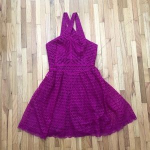 Lace Halter Top Dress